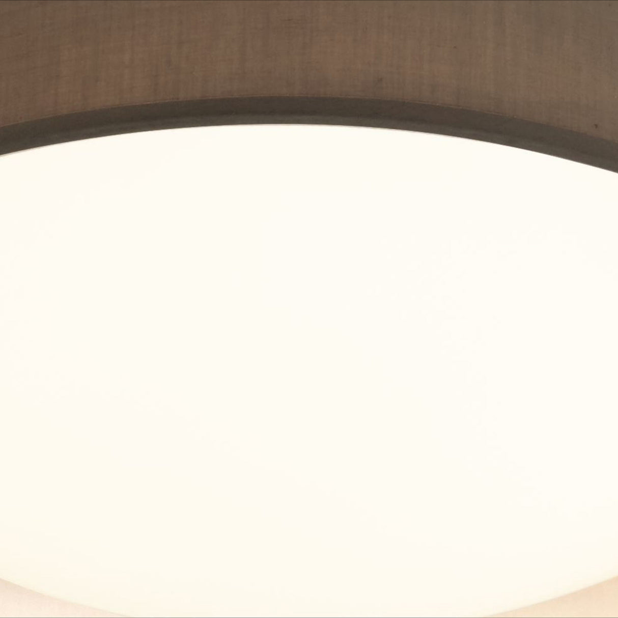 Searchlight Electric Gianna Flush - Grey Fabric & Acrylic Diffuser 9371-50GY
