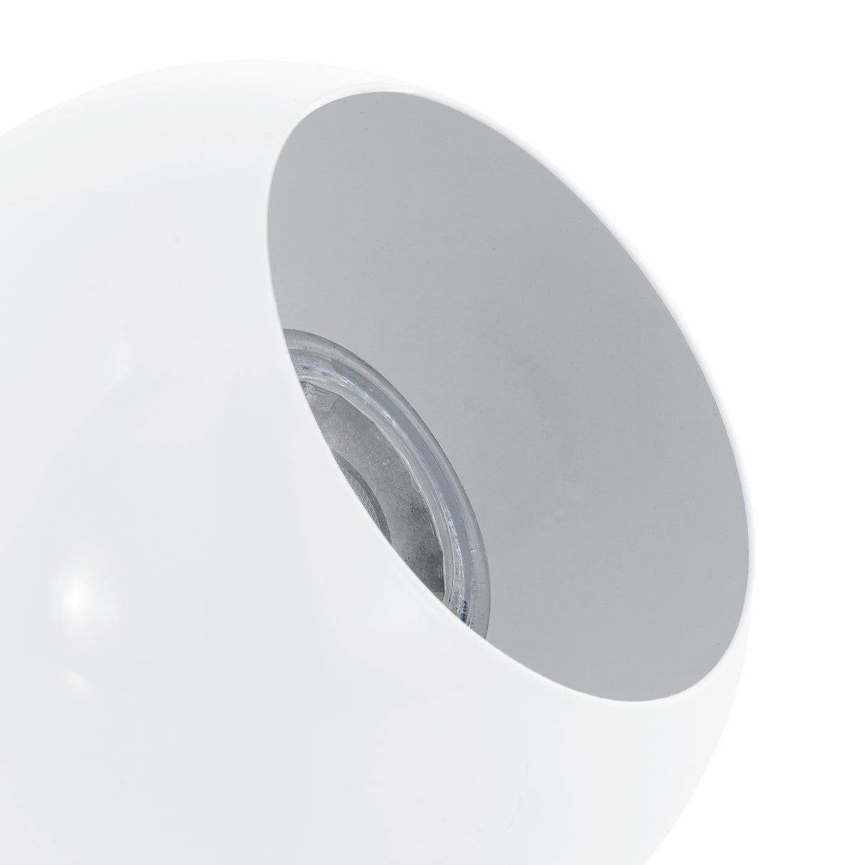 Eglo EU PETTO?1 Table Light – White Steel, GU10 LED, Warm White, Compact Indoor Table Lamp