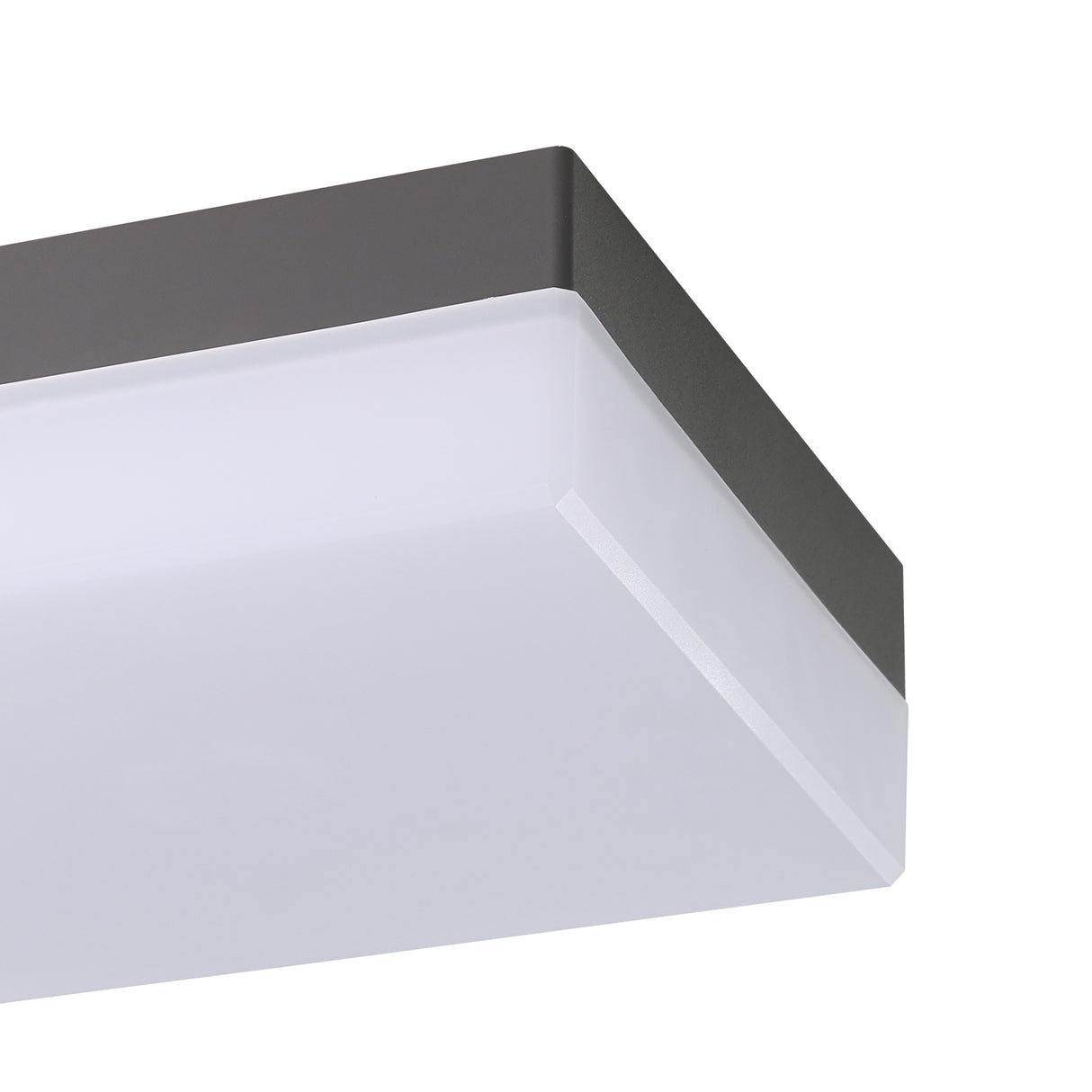 Eglo EU SONELLA Outdoor LED Wall / Ceiling Light – Anthracite Plastic, Warm White, Indoor & Outdoor Lighting