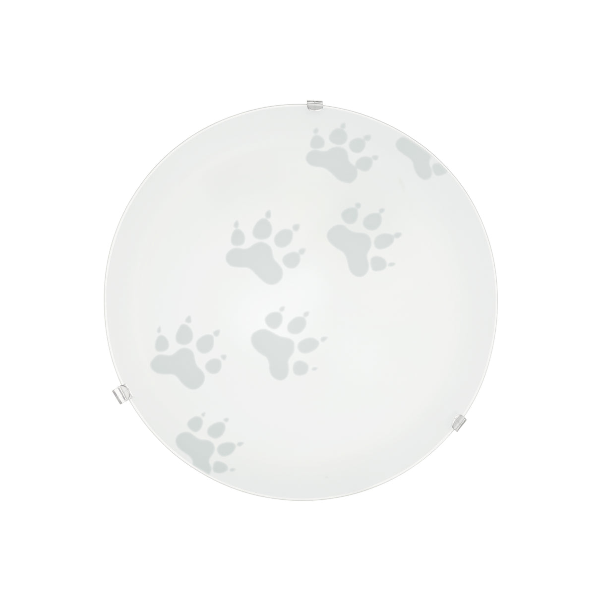 Eglo EU Mars White Steel/Satin Glass Animal Motif Ceiling Light