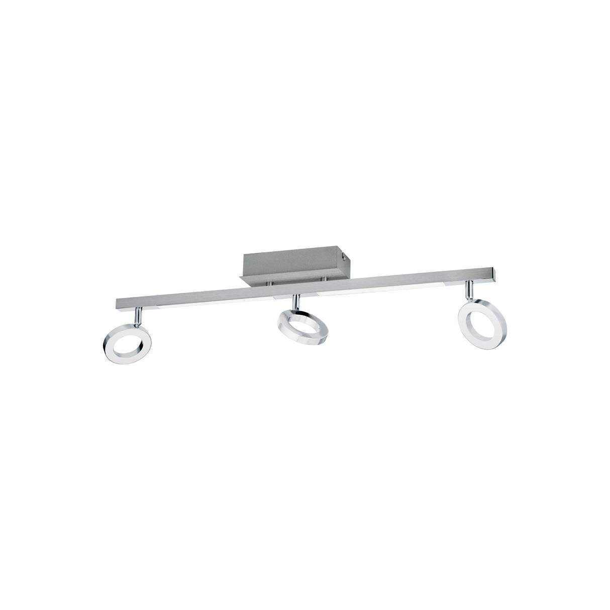 Eglo EU Cardillio 1 Aluminium & Chrome LED 3-Light Spotlight