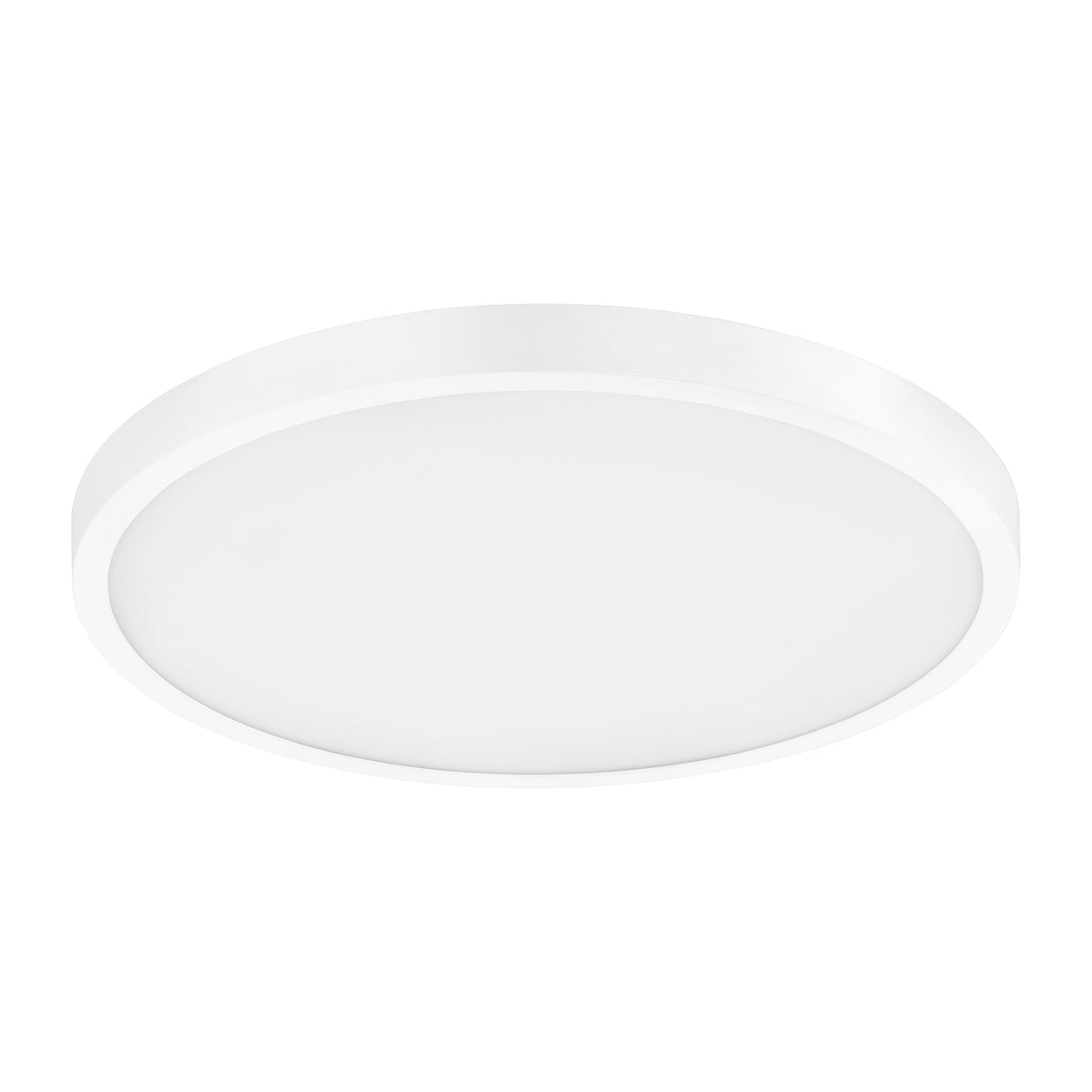 Eglo EU FUEVA?1 LED Ceiling Light – Ultra?Slim Surface Mounted Panel, Warm White, 2500?lm, White