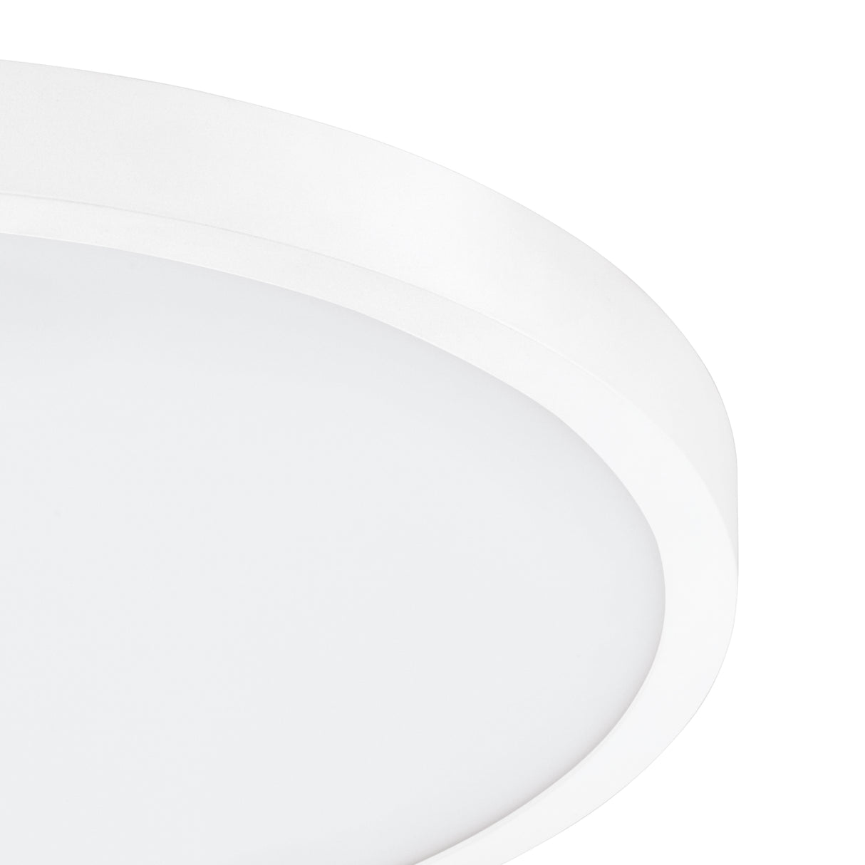 Eglo EU FUEVA?1 LED Ceiling Light – Ultra?Slim Surface Mounted Panel, Neutral White, 2600?lm, White