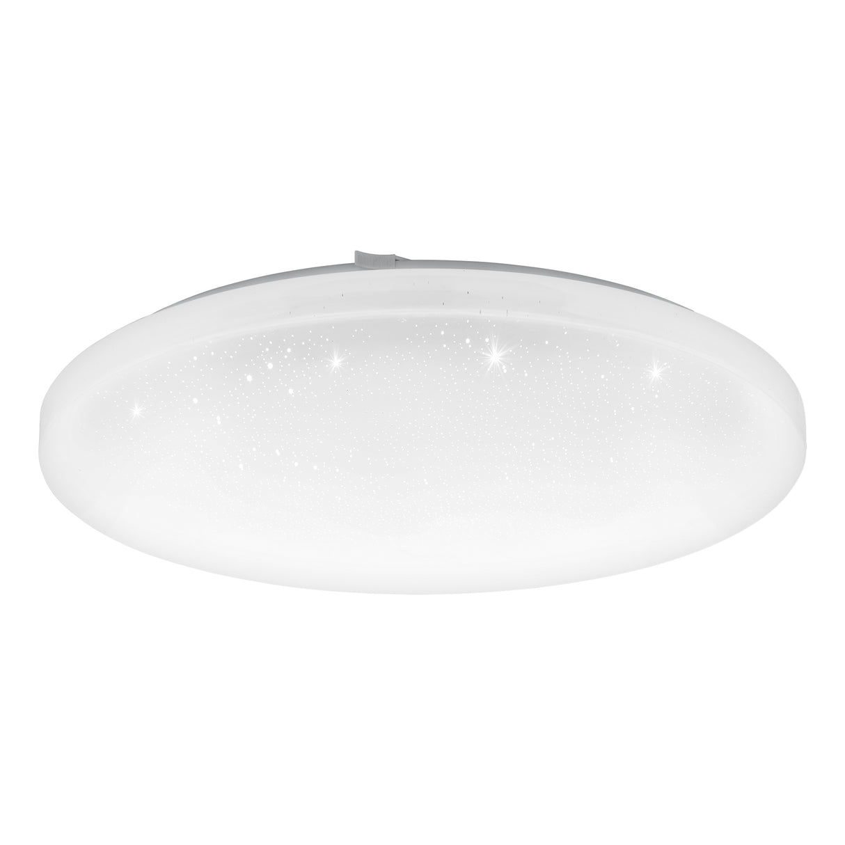 Eglo EU Frania-S Rounded White Crystal Effect Wall/Ceiling Light, 43cm