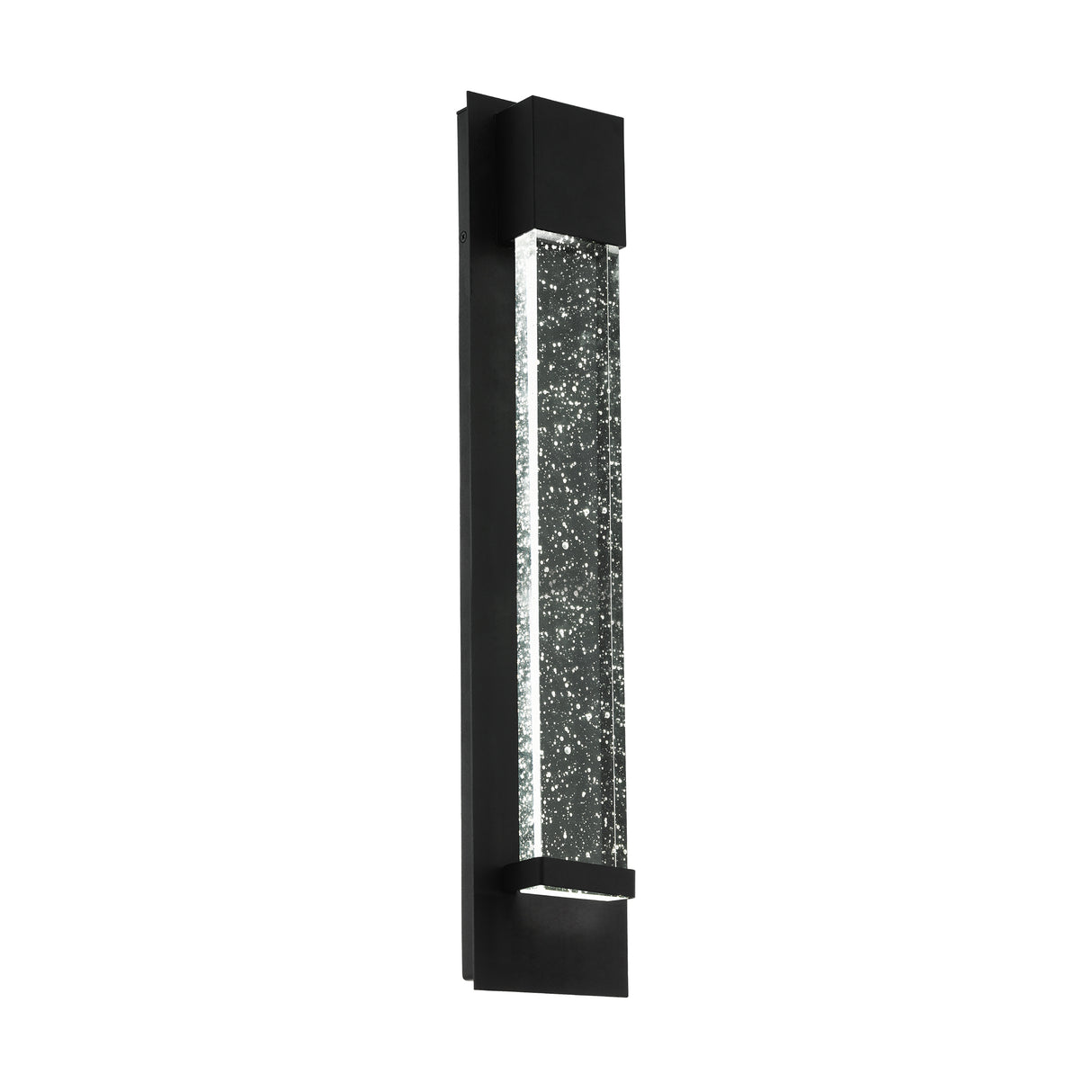 Eglo EU VILLAGRAZIA Outdoor LED Wall Light – Black Aluminium, Warm White, IP44, Corner Mountable