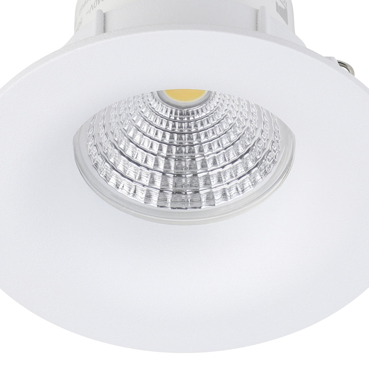 Eglo EU Saliceto White Aluminium LED Warm White Single Recessed Light, 88 x 56mm