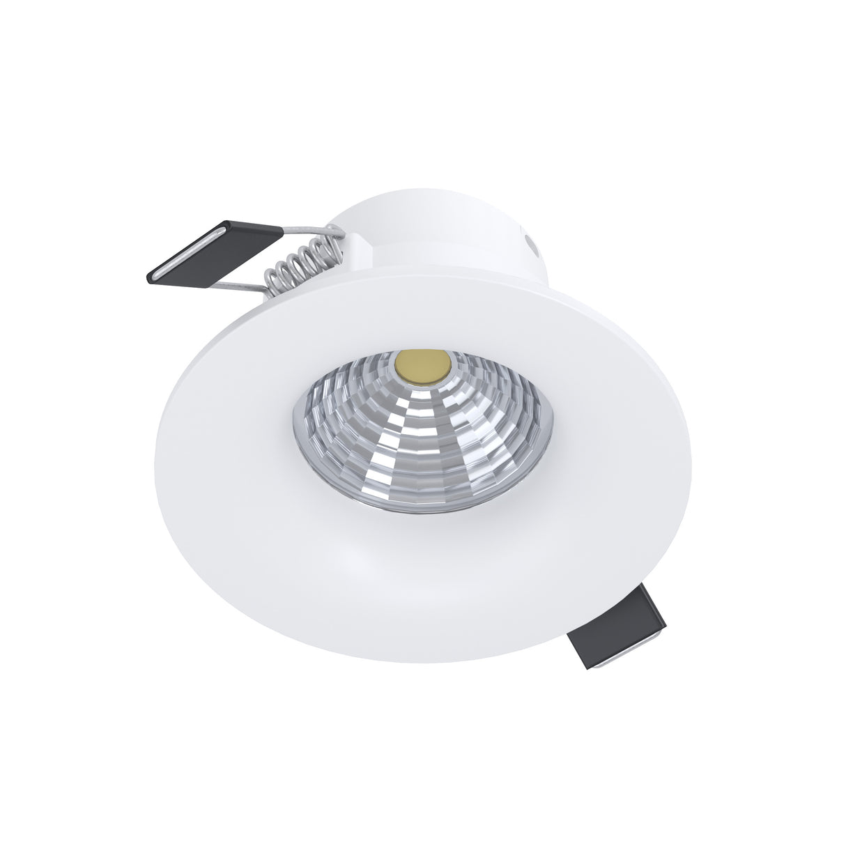 Eglo EU Saliceto White Aluminium LED Neutral White Single Recessed Light, 42 x 88mm
