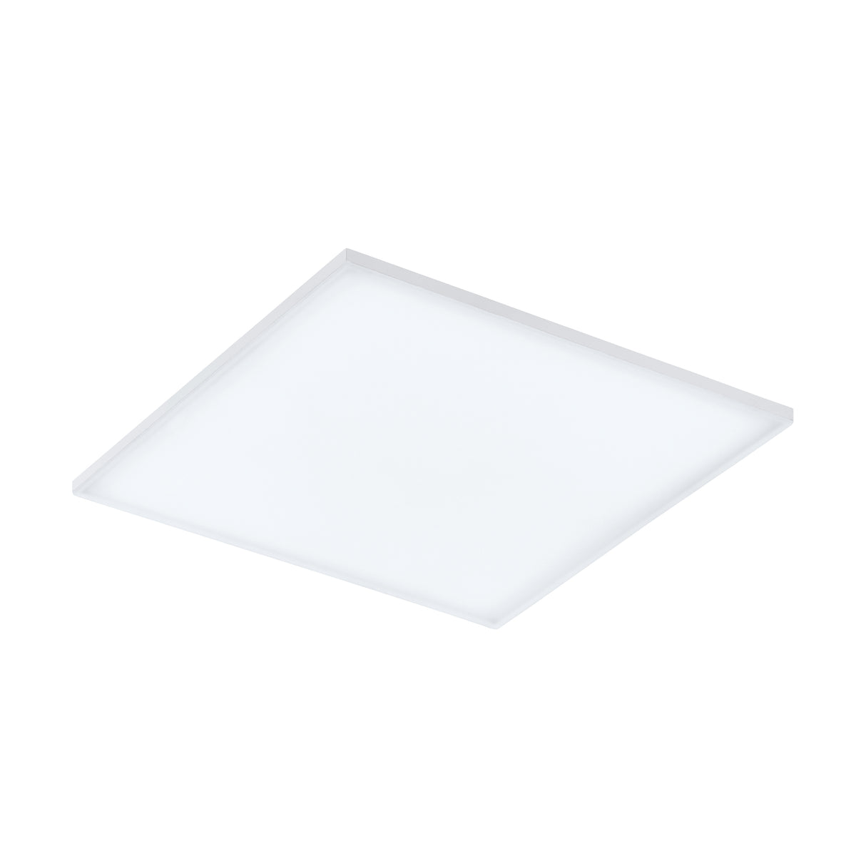 Eglo EU Turcona Steel & Aluminum White LED Ceiling Light, Square