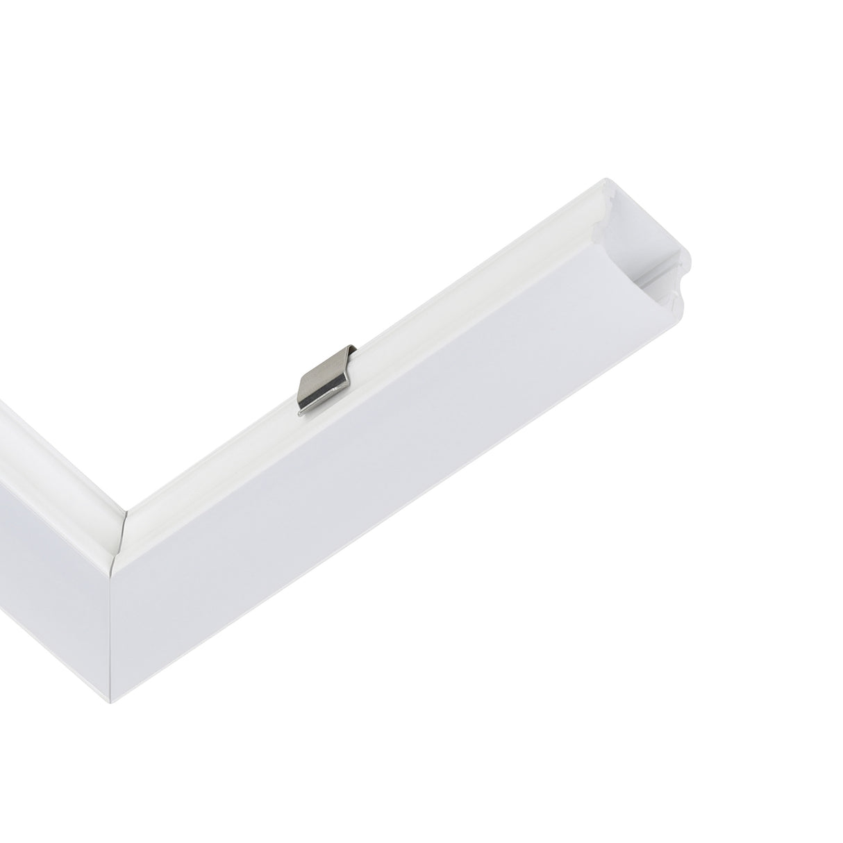 Eglo EU SURFACE PROFILE?2 Aluminium Profile – White, 110?mm, Surface Mount LED Strip Accessory