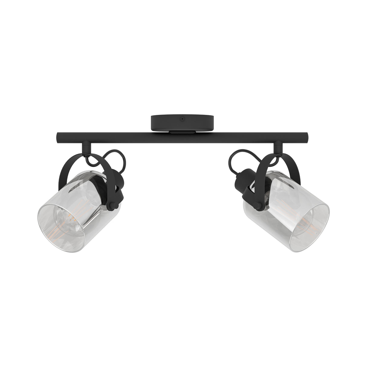 Eglo EU BERREGAS 3?Light Ceiling Spotlight – Black & Chrome Adjustable Spot Light, E27, IP20