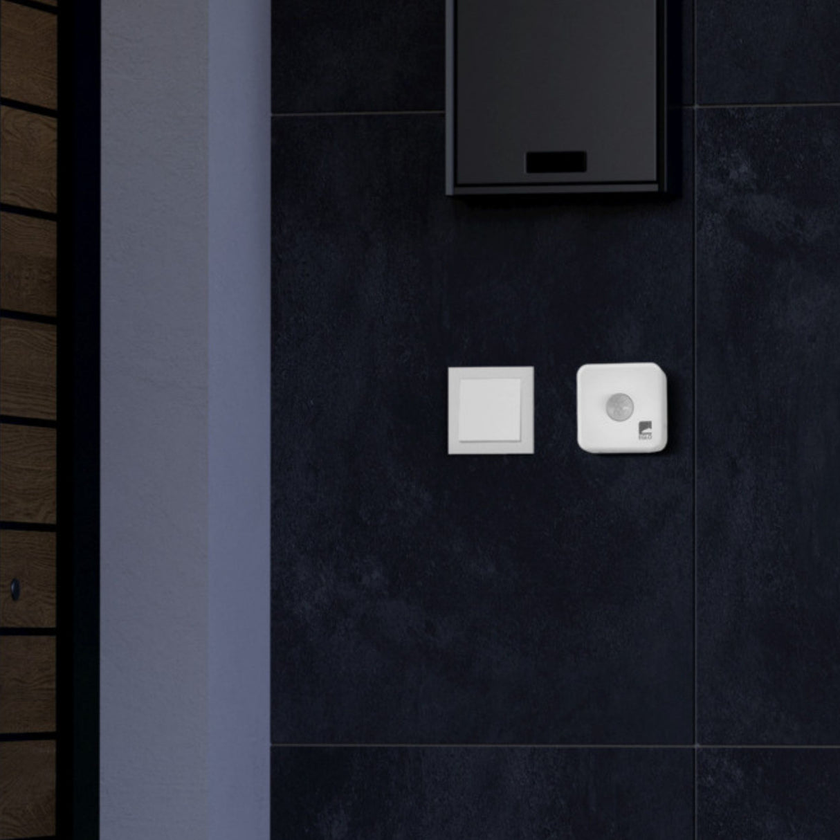 Eglo EU CONNECT?Z Motion Sensor – White, Wireless Battery Powered, Outdoor Smart Lighting Accessory