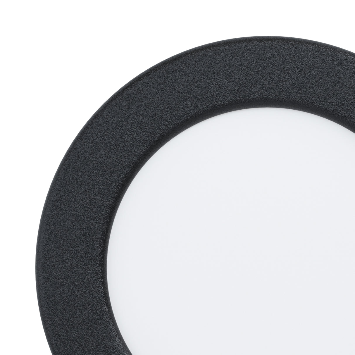Eglo EU Fueva 5 Black LED Round Recessed Light, 11.7cm, 3000K
