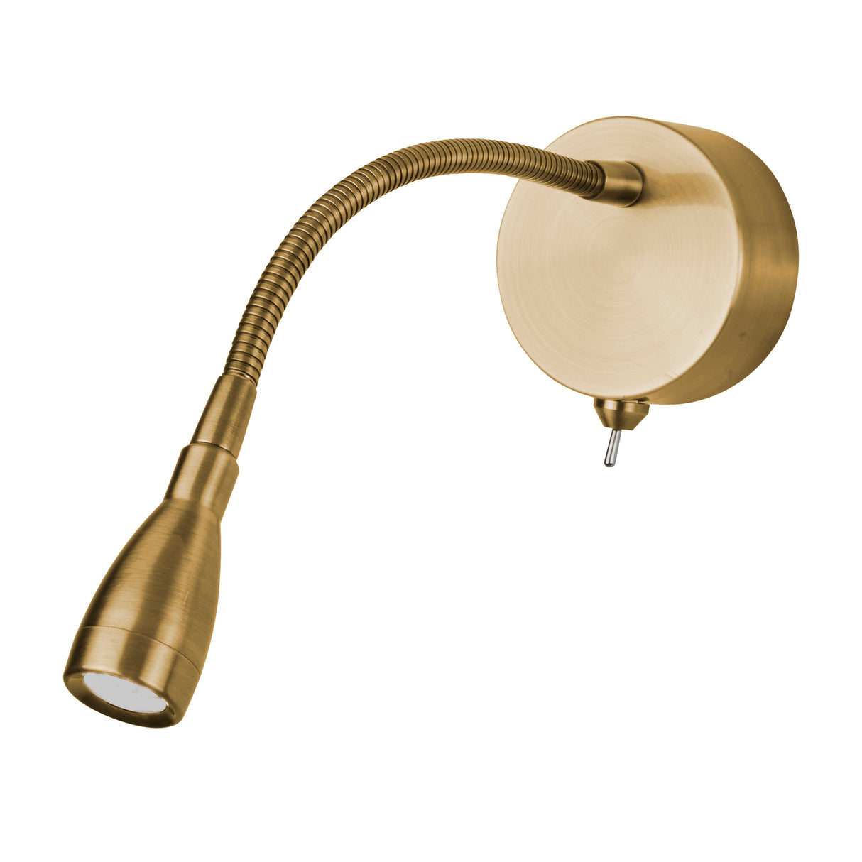 Searchlight Electric Flexy LED Adjustable Wall Light -Satin Brass 9917SB