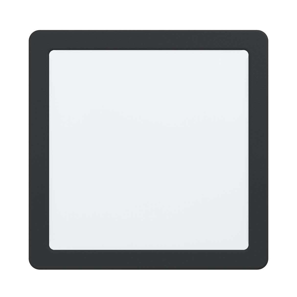 Eglo EU FUEVA?5 LED Recessed Light – Black Steel, Neutral White, Square Ceiling Downlight, Indoor Lighting