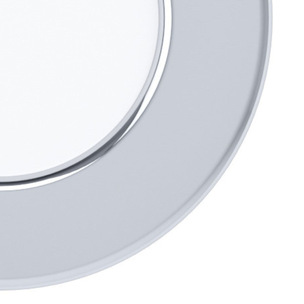 Eglo EU Fueva 5 Chrome LED Round Bathroom Recessed Light, 8.6cm, 3000K