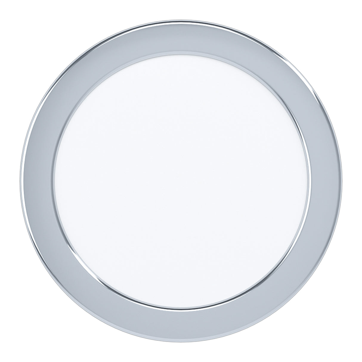 Eglo EU Fueva 5 LED Round Chrome Steel Recessed Light, 16.6cm