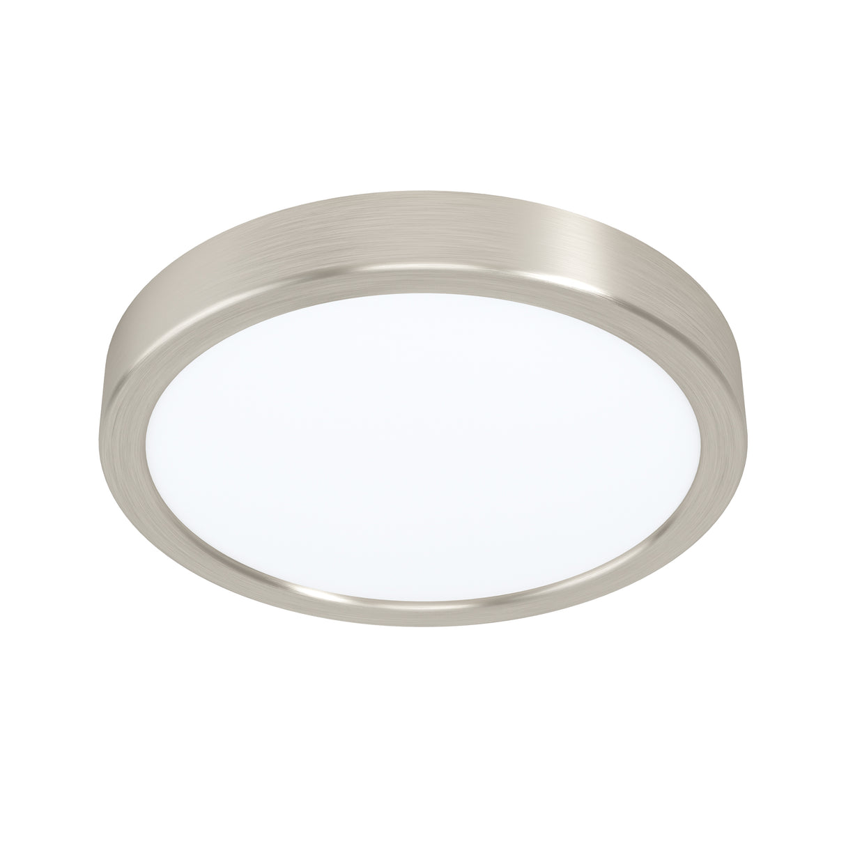 Eglo EU FUEVA?5 LED Surface?Mounted Light – Satin Nickel Steel, Neutral White, Ultra?Slim Ceiling Light, Indoor Lighting