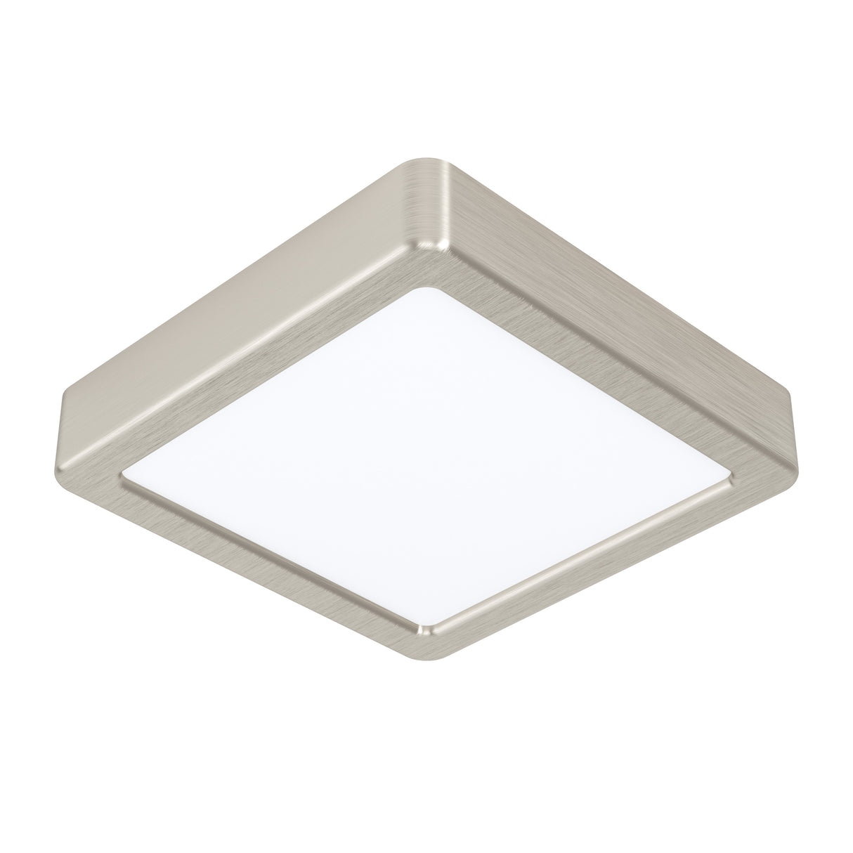 Eglo EU Fueva 5 LED Square Satin Nickel Steel Surface-Mounted Light, 16cm, 3000K