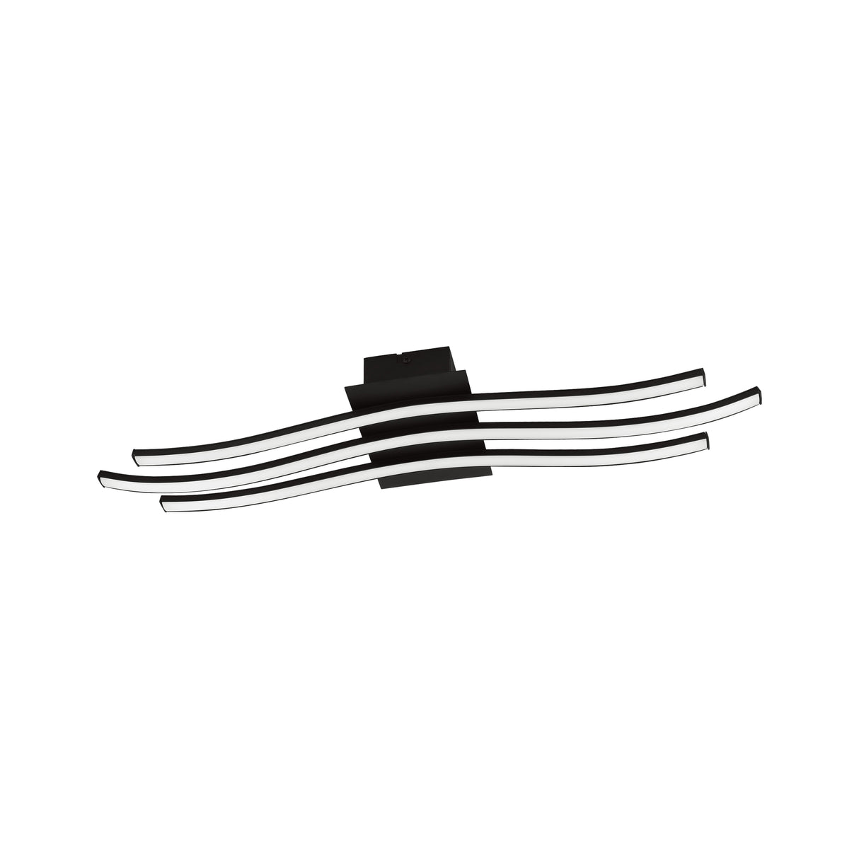 Eglo EU Roncade 1 Steel & Aluminium Black LED Contemporary Wall Ceiling Light