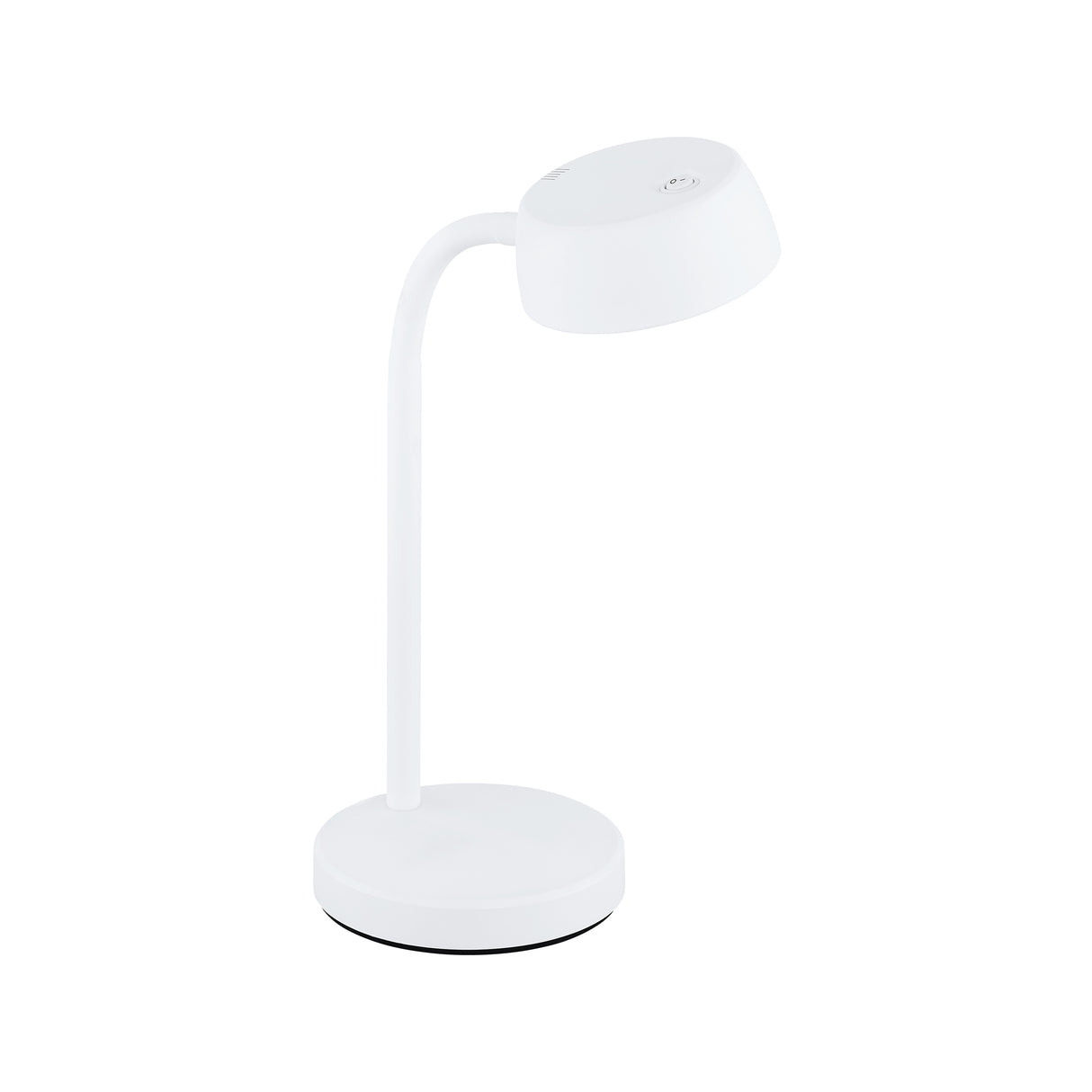 Eglo EU CABALES LED Table Lamp – White Plastic, Warm White, Modern Indoor Lighting