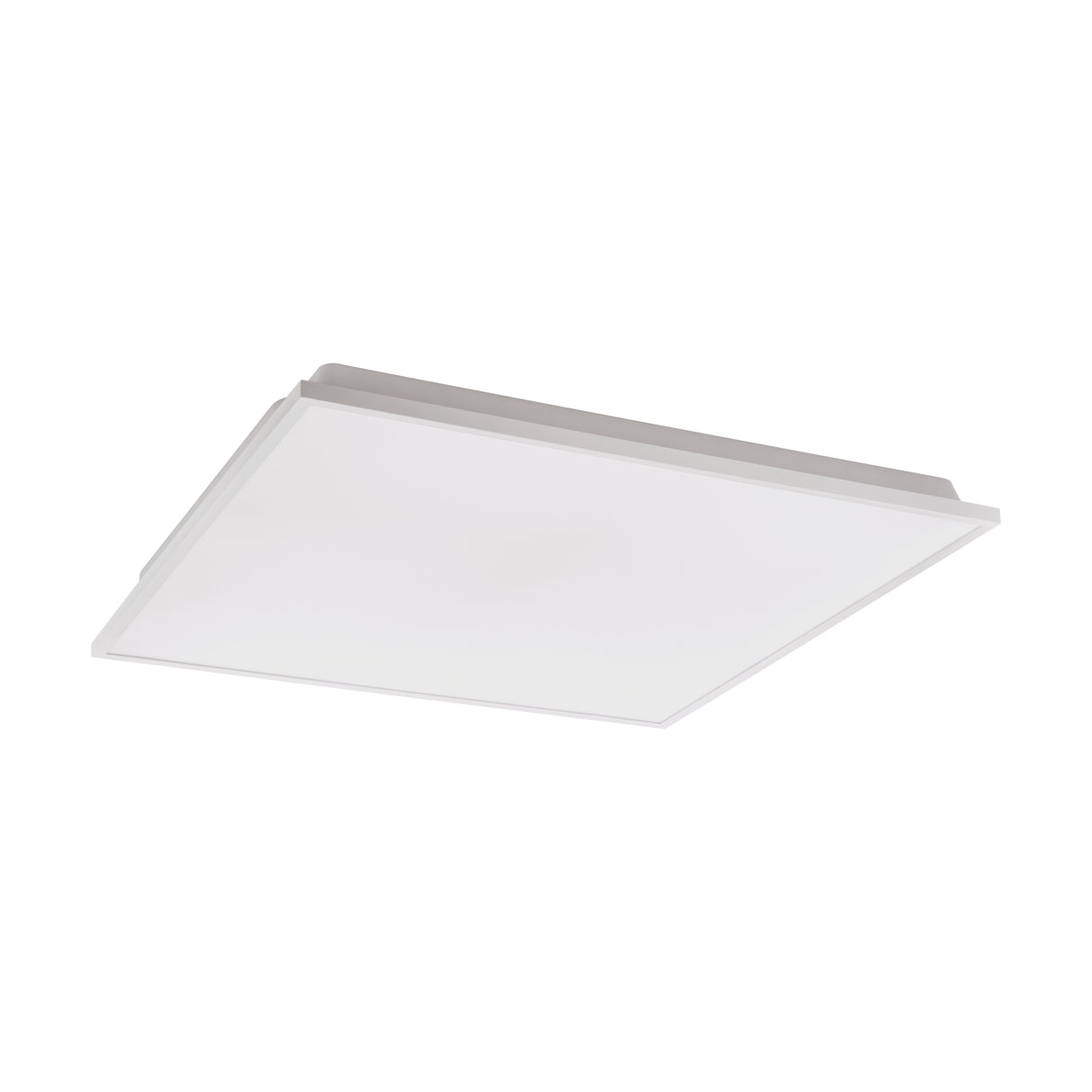 Eglo EU Herrora-Z Aluminium & Plastic White LED Smart Control Ceiling Light, Square
