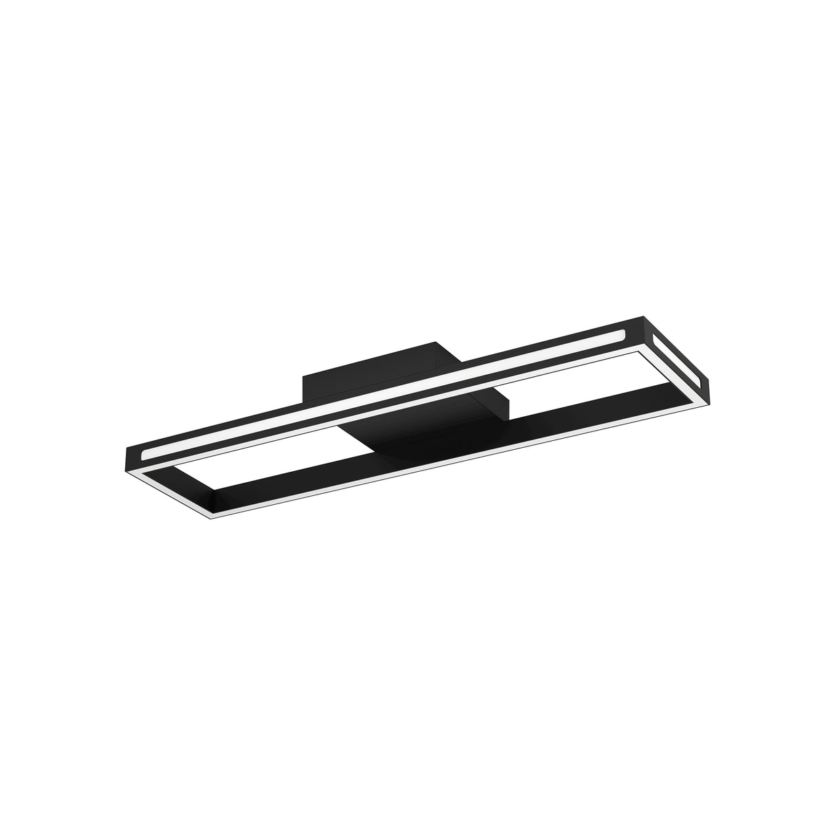 Eglo EU Salvilanas-Z Aluminium & Steel Black LED Smart Control Ceiling Light