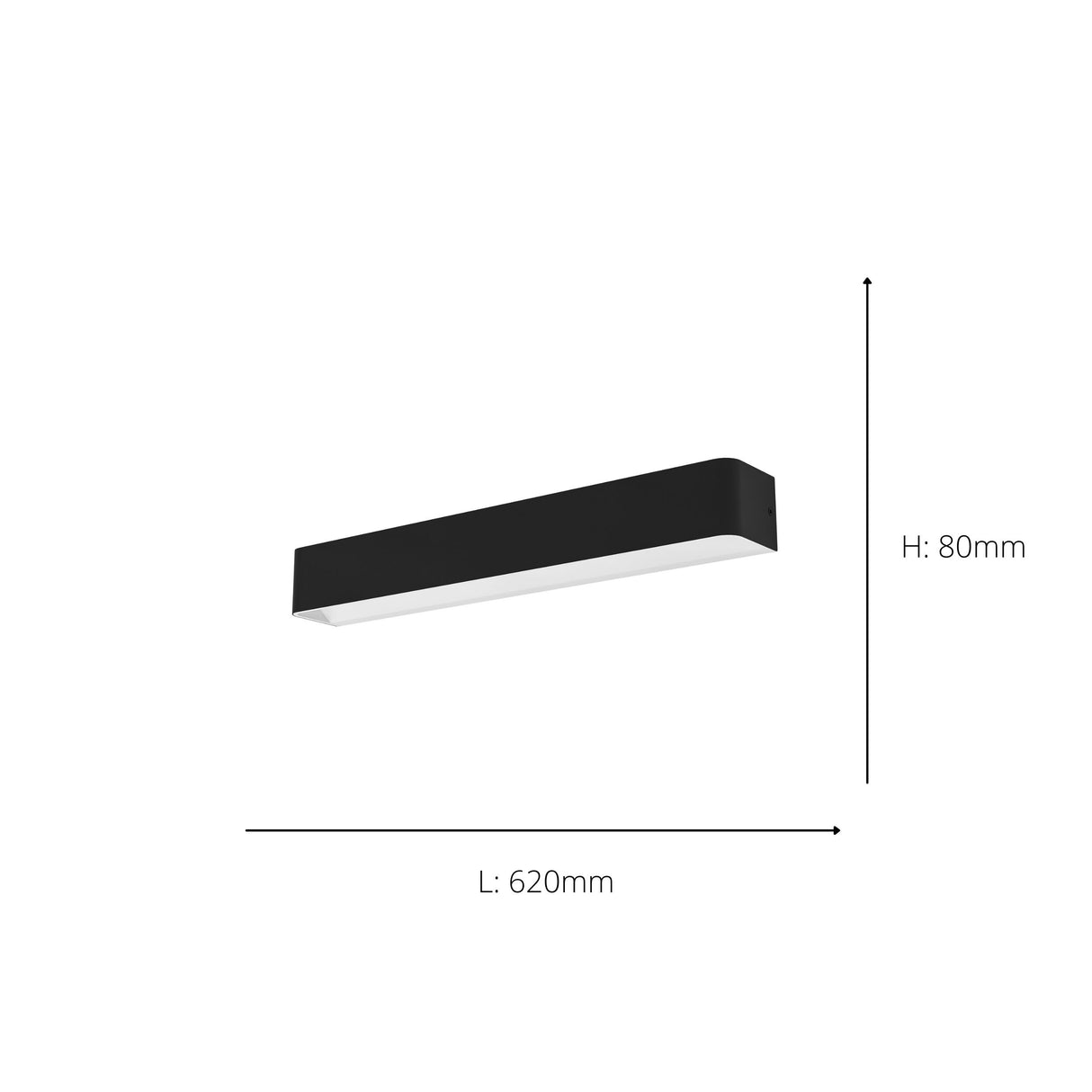 Eglo EU Sania 5 LED Black & White Cube Steel Wall Light