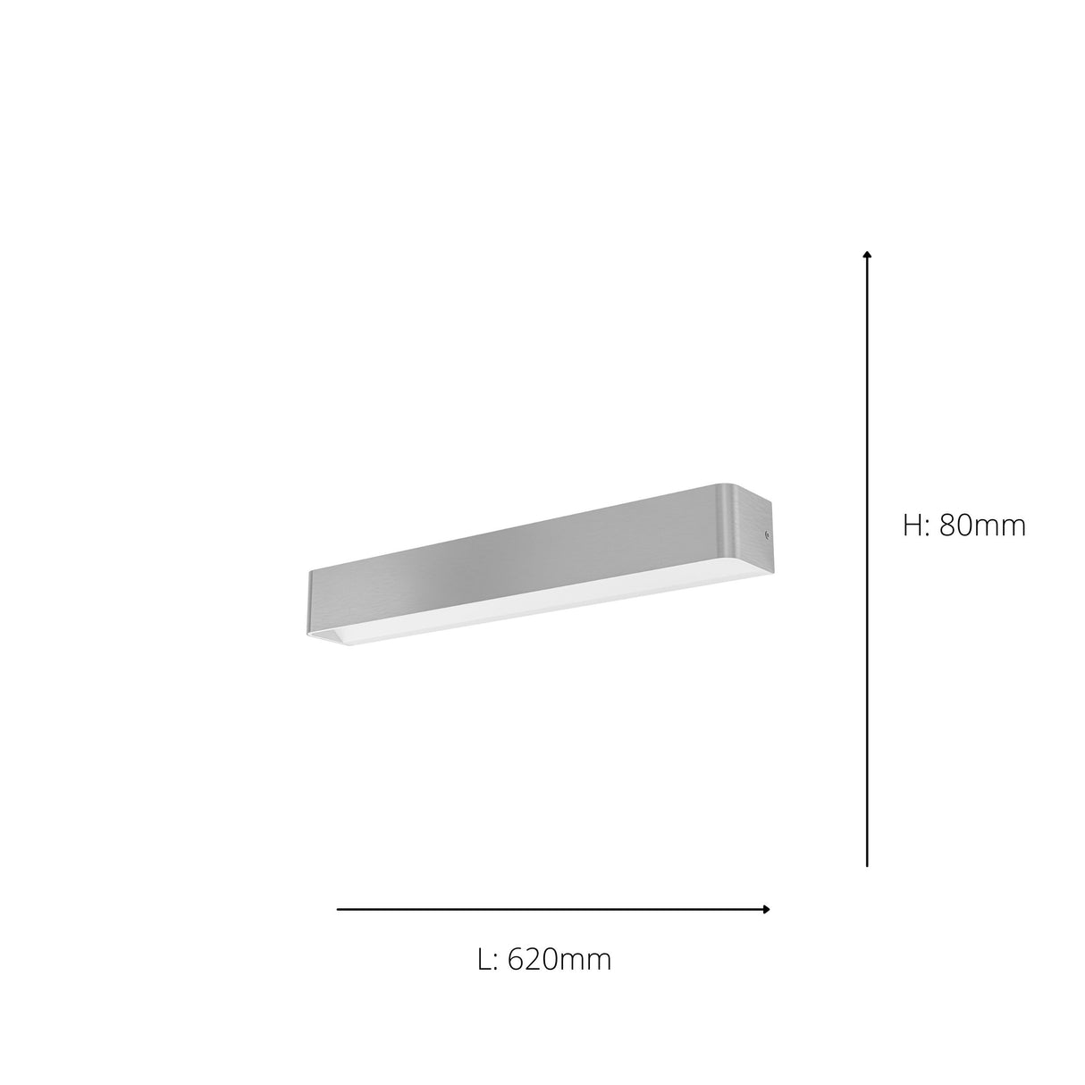 Eglo EU Sania 5 LED Satin Nickel & White Cube Steel Wall Light