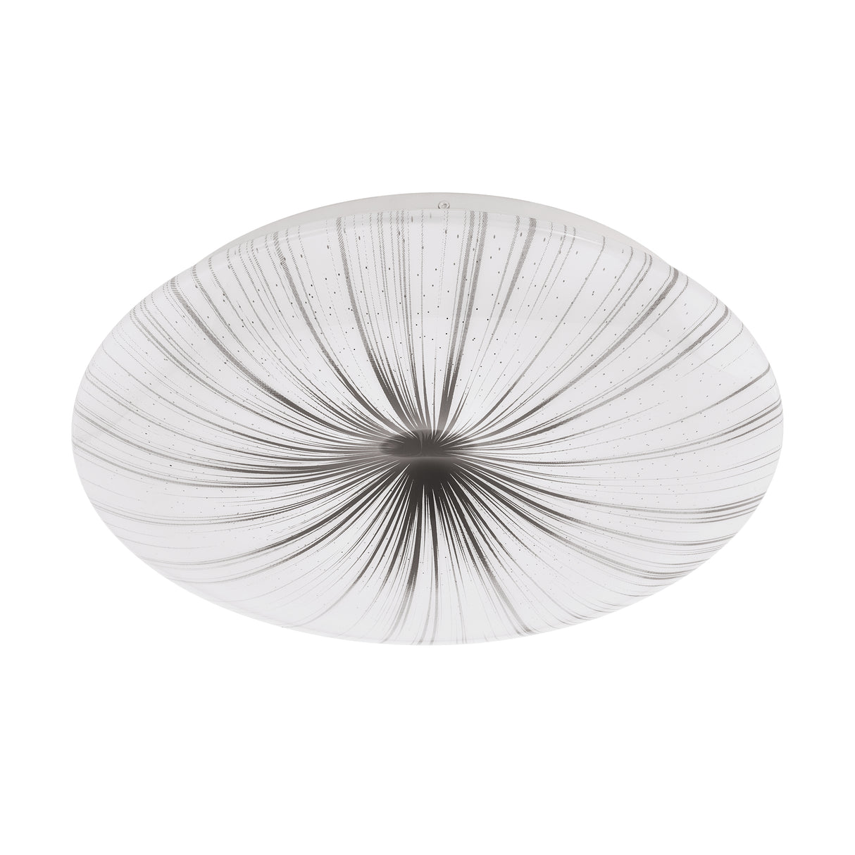 Eglo EU Nieves White & Silver LED Ceiling Light, (D) 31cm