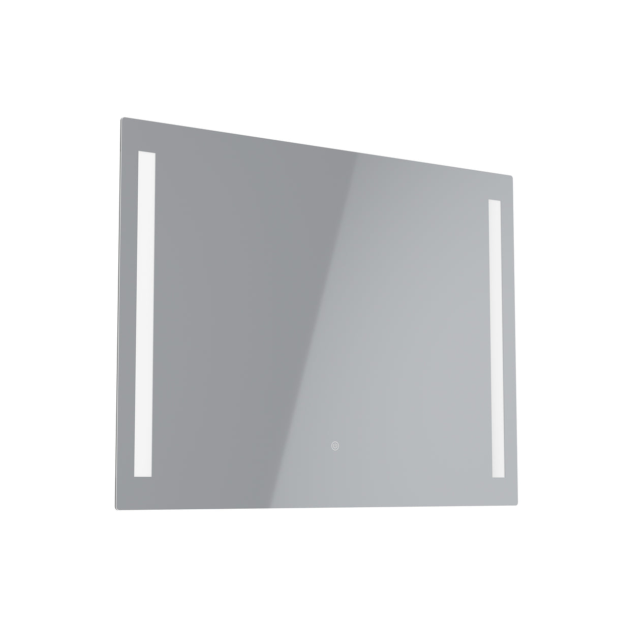 Eglo EU BUENAVISTA LED Bathroom Mirror Light – 800mm Silver, Touch Switch, IP44, Cool White
