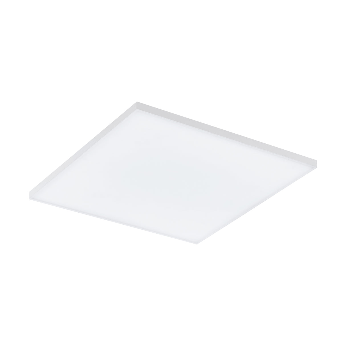Eglo EU Turcona-CCT Steel & Aluminium White LED Ceiling Light, Square 43.7CM