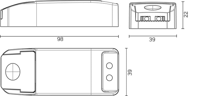 JCC Lighting BC020009 24V 12W Non-dimmable IP20 driver