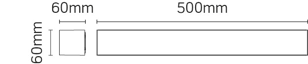 JCC Lighting JC17002 19.6W Surface mount linear up/downlight 107° beam angle IP65