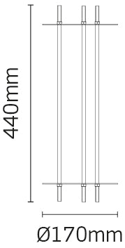 JCC Lighting JC39224 NiteLED Dome Bollard Root Kit