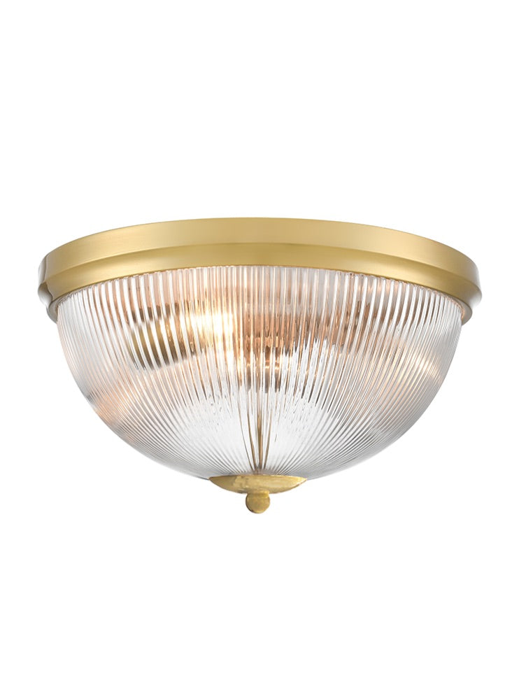 Franklite Cupola Aged Brass 380mm Flush Ceiling Fitting Cupola part no - CF5838