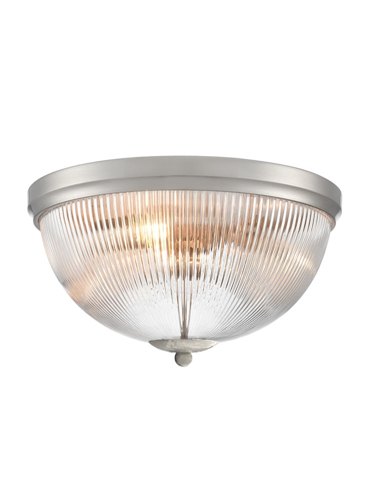 Franklite Cupola Satin Nickel 380mm Flush Ceiling Fitting Cupola part no - CF5842