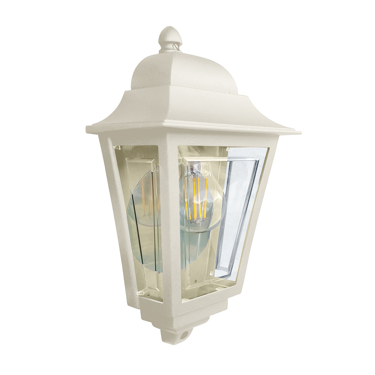 Elstead Lighting Deco Lane 1lt Half Wall Lantern DECO-LANE7-CREAM
