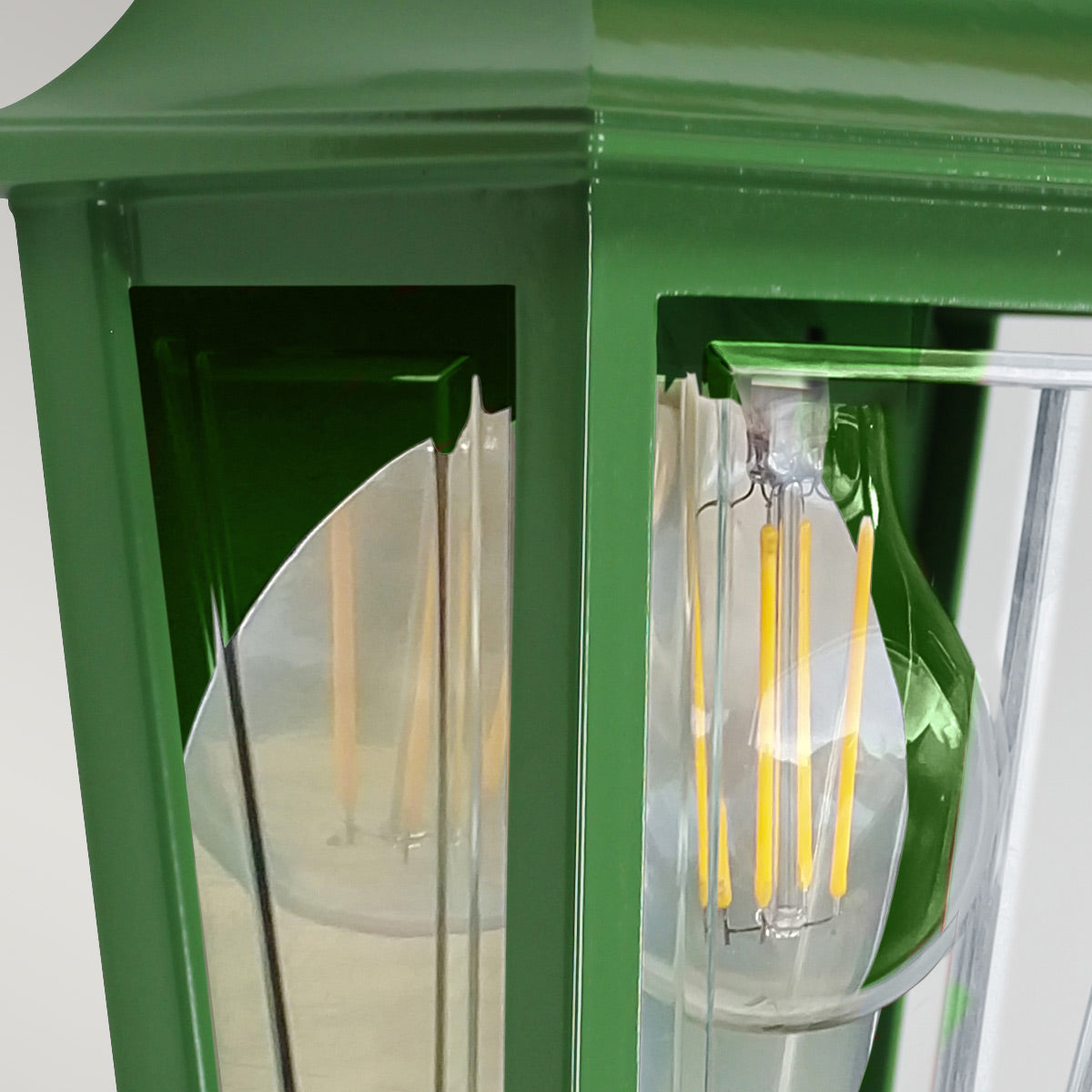 Elstead Lighting Deco Lane 1lt Half Wall Lantern DECO-LANE7-GREEN
