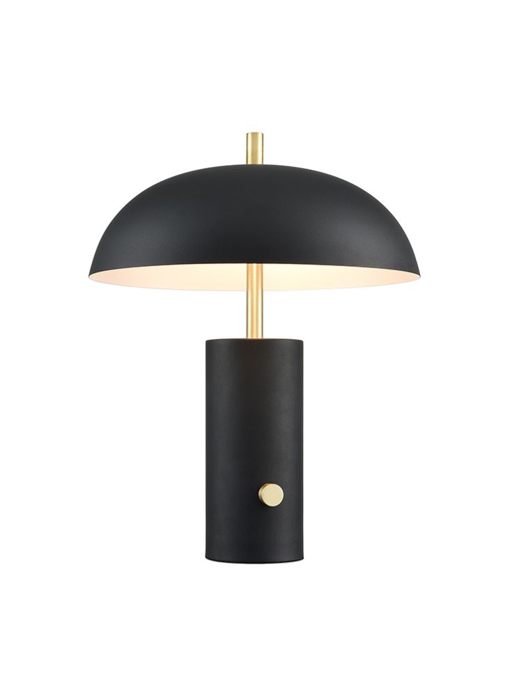 Franklite Dawn Matt Black Table Lamp Dawn part no - TL215
