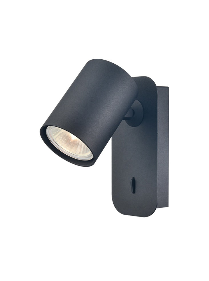 Franklite Duet 1lt spotlight in matt black Duet part no - SPOT9161