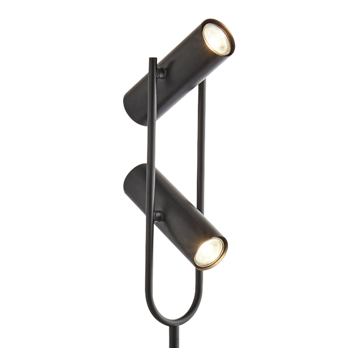 Searchlight Electric Telescope 2Lt Floor Lamp - Matt Black Metal 2792BK