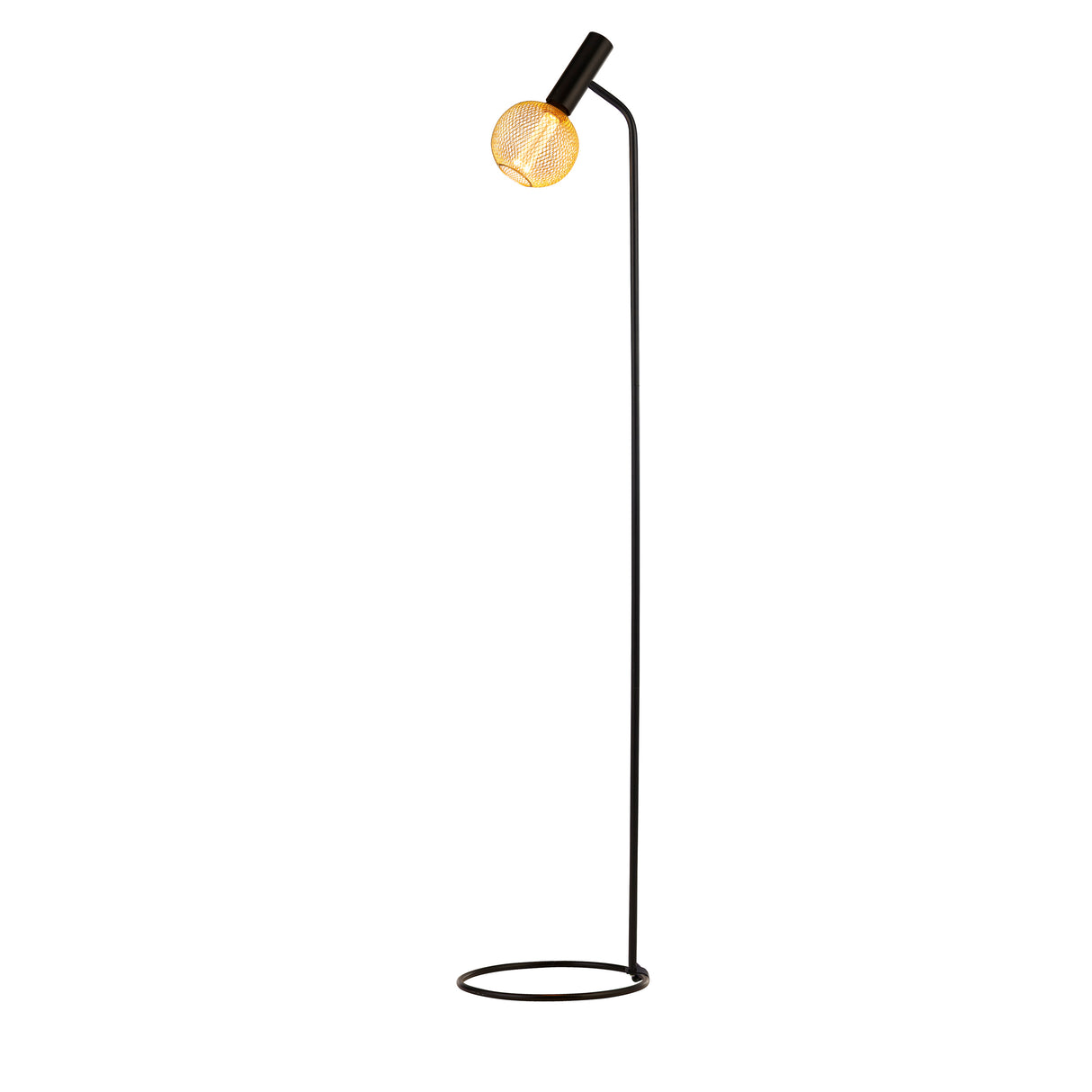 Dulwich Floor Lamp - Black Metal