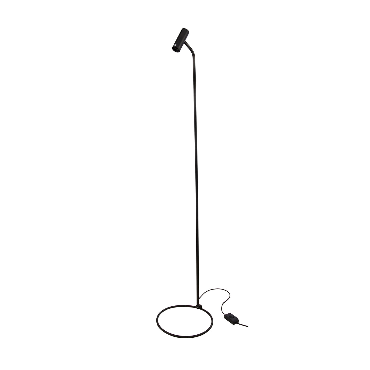 Searchlight Electric Dulwich Floor Lamp - Black Metal 35722-1BK