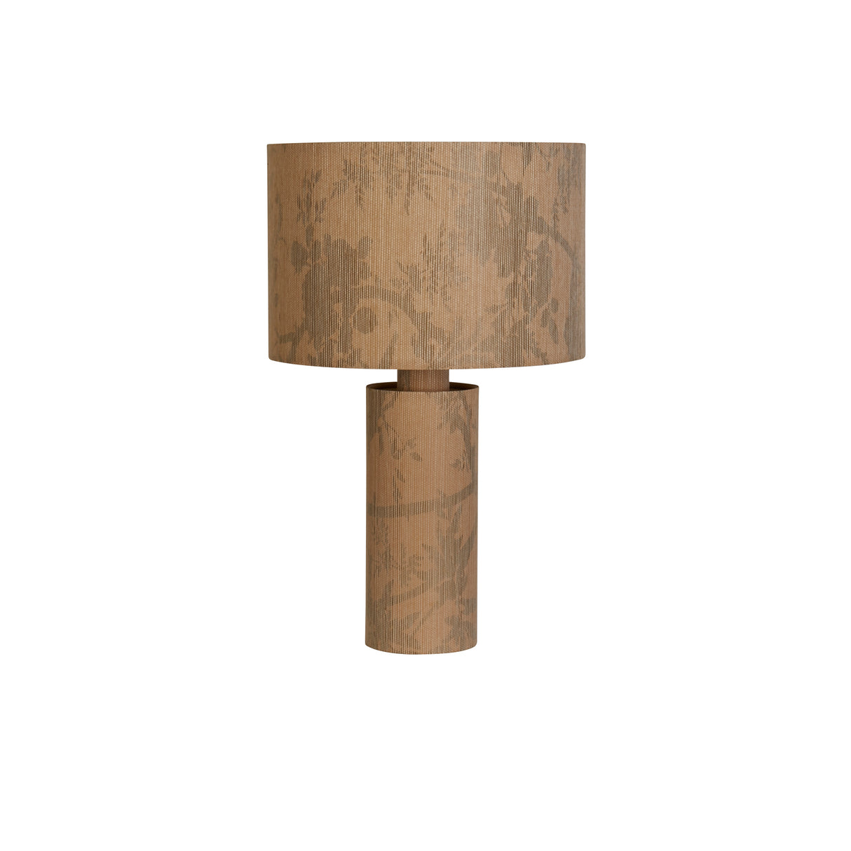 Searchlight Electric Isla 1Lt Table Lamp, Recycled Paper and Black Metal 47811NA