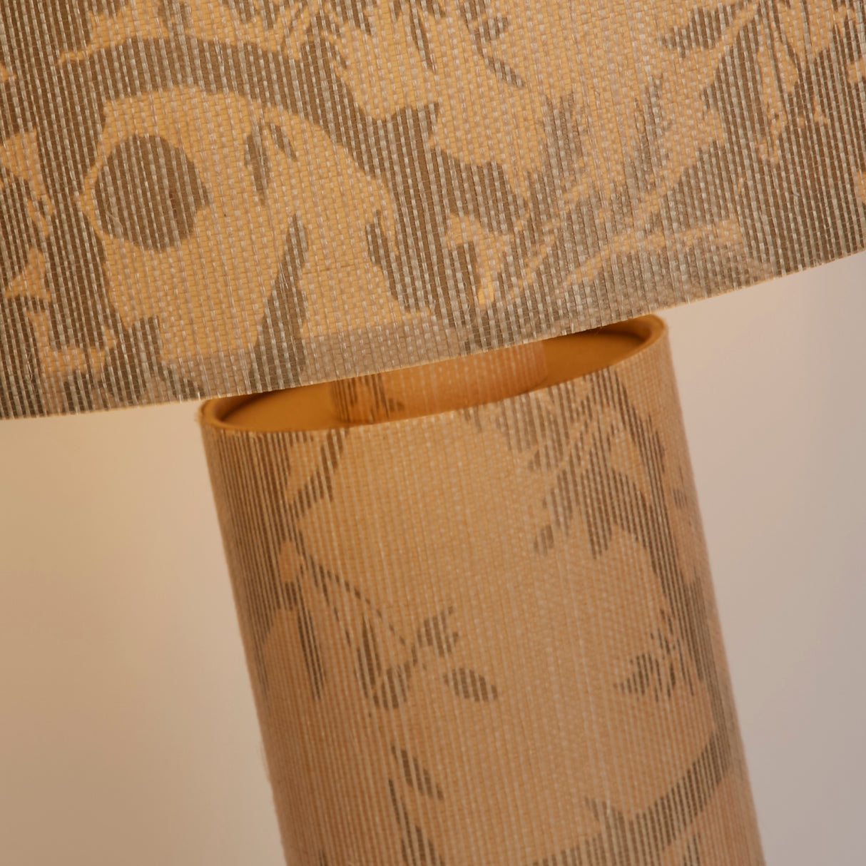 Searchlight Electric Isla 1Lt Table Lamp, Recycled Paper and Black Metal 47811NA