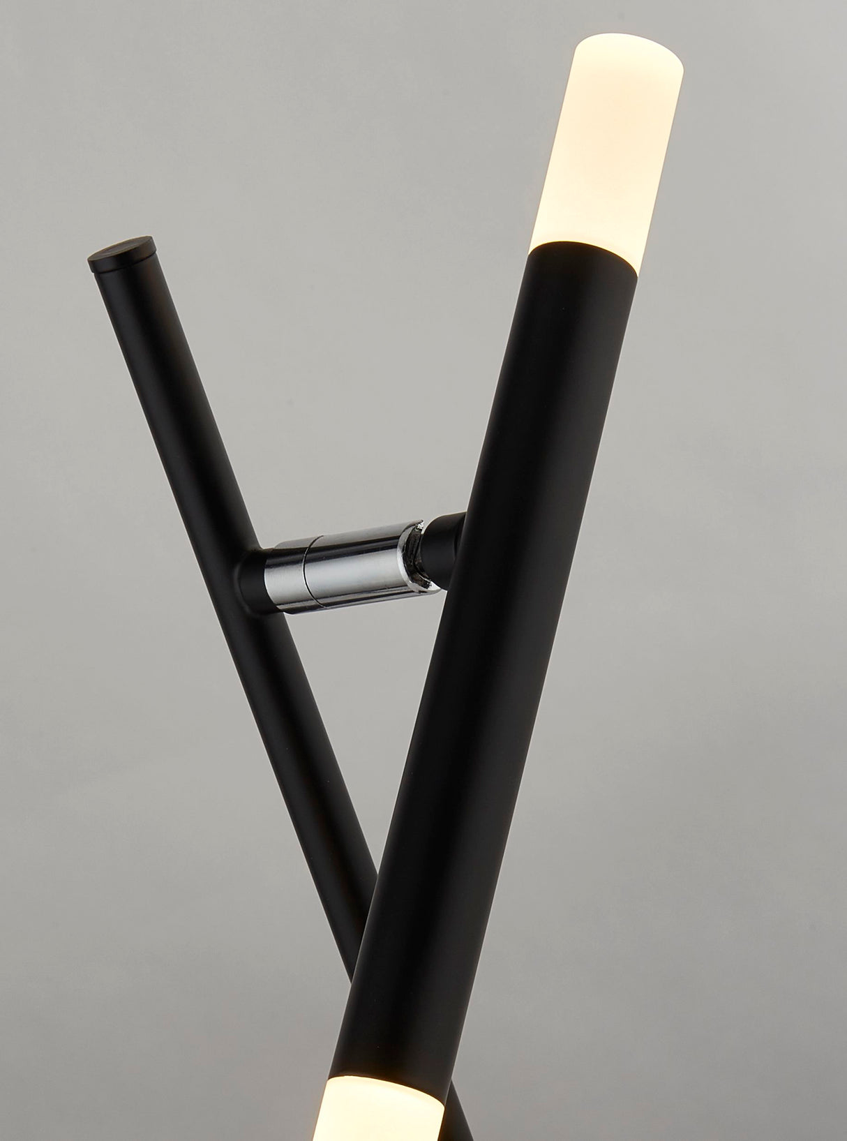 Searchlight Electric Wands LED Table Lamp - Black Metal & Acrylic 4867BK
