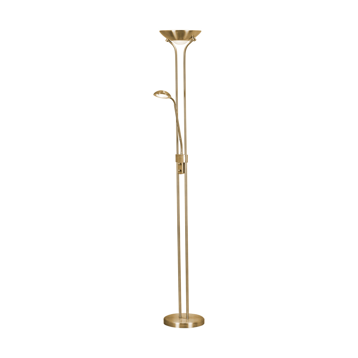 Mother & Child LED Dimmable Floor Lamp - Satin Brass