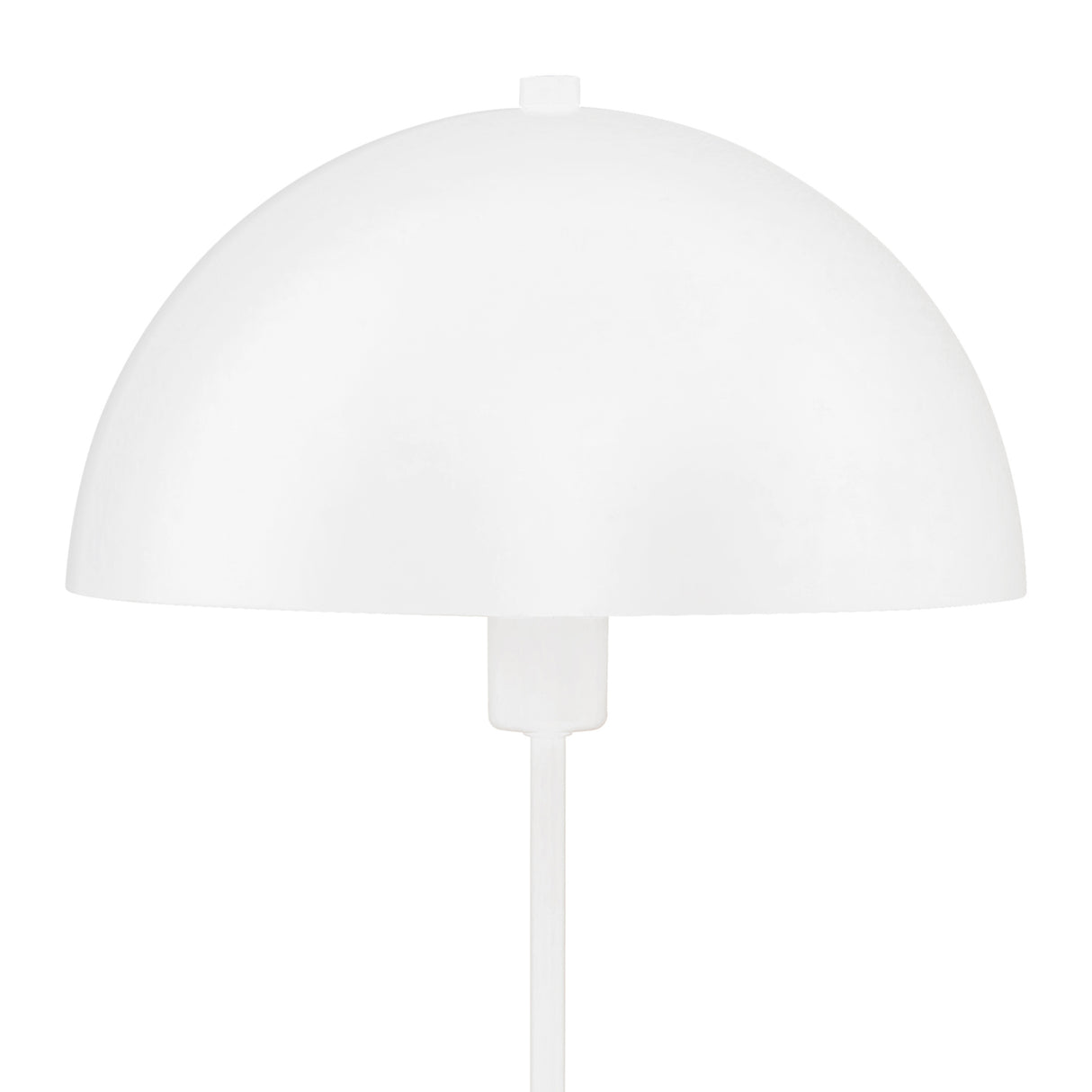 Searchlight Electric Mushroom Table Lamp - White Metal 60231WH