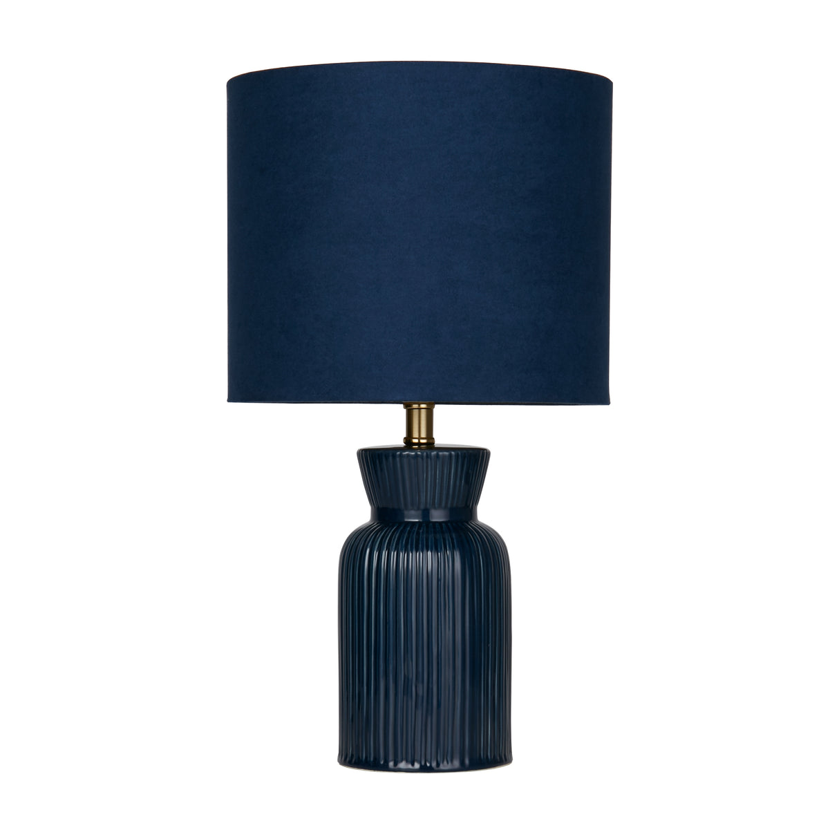 Searchlight Electric Table Lamp - Ceramic & Fabric 62922BL