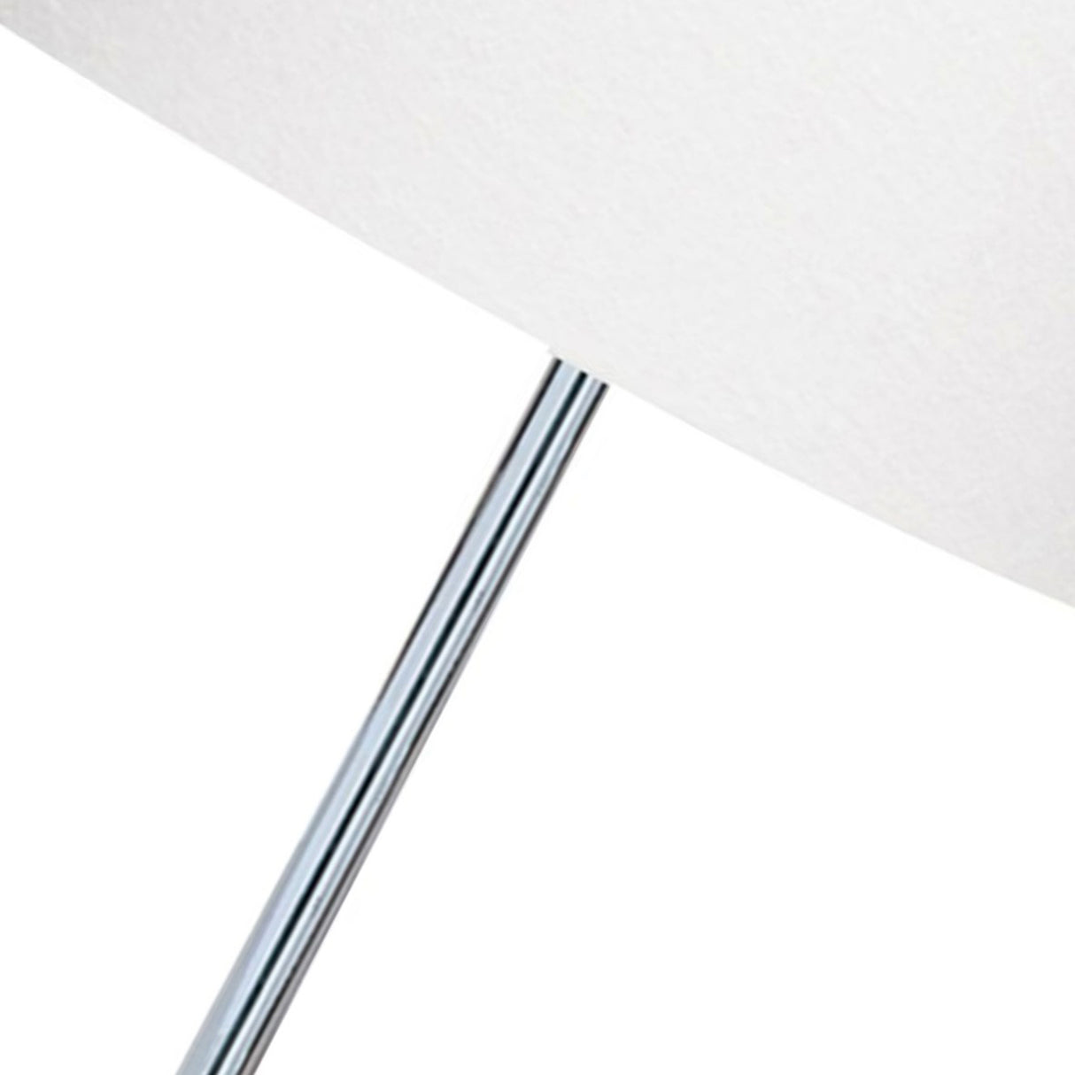 Searchlight Electric Carter Table Lamp - Chrome Base & Fabric Shade 6550CC-1